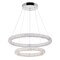 Cwi Lighting Arielle LED Chandelier With Chrome Finish 1042P25-601-2R - alternate 1